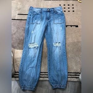 High waitsted joggers